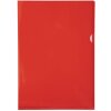 Exacompta file pockets 130µ DIN A4 red 100 pieces PVC smooth