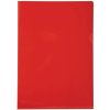 Exacompta file pockets 130µ DIN A4 red 100 pieces PVC smooth