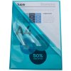 Exacompta pack of 100 file folders, smooth, strong PVC 130µ DIN A4 green