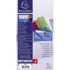 Exacompta pack of 5 mini brochure covers Velcro fastener PP 25x13.5 cm assorted