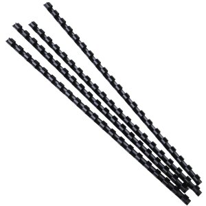 Exacompta 75201E 100 PVC spirals 8 mm black for DIN A4...