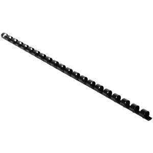 Exacompta 75201E 100 PVC spirals 8 mm black for DIN A4 and A3 in landscape format