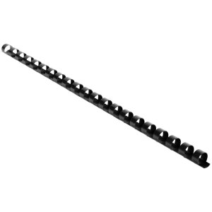 Exacompta 76301E Binding spirals 10 mm black PVC 25...