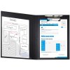 Exacompta clipboard with flap coated cardboard 23x32 cm A4 black