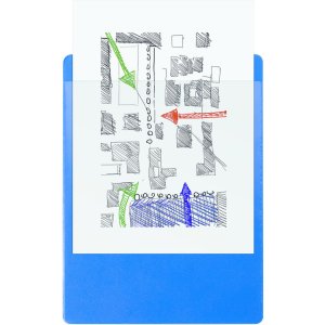 Exacompta Clipboard with Cover - Format 23x32cm for A4 - Blue