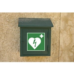 Adhesive sign defibrillator 20 cm