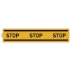 Adhesive sign Stop compulsory yellow 100 cm