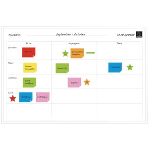 Exacompta magnetic planner To do 90x59cm dry wipe with...