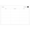 Exacompta magnetic planner To do 90x59cm dry wipe with accessories