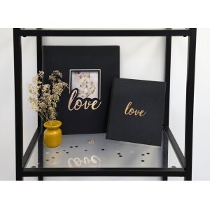 Guest Book Love 21x19 cm black