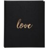 Guest Book Love 21x19 cm black