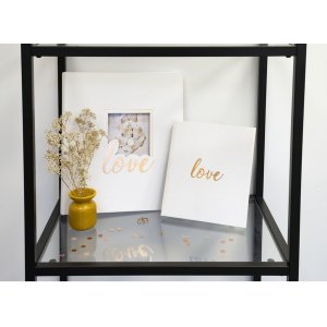 Guest Book Love 21x19 cm white