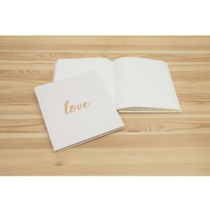 Guest Book Love 21x19 cm white