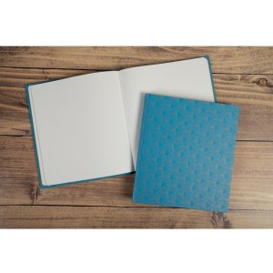 Guest Book Arty blue 21x19 cm