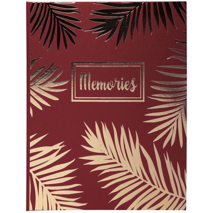 Guestbook Palma red 22x27 cm