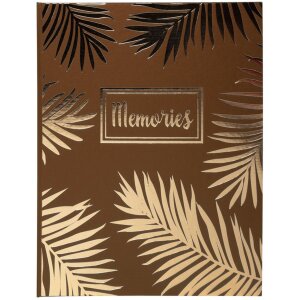 Guestbook Palma gold 22x27 cm