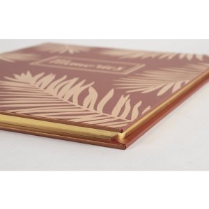 Guestbook Palma gold 22x27 cm