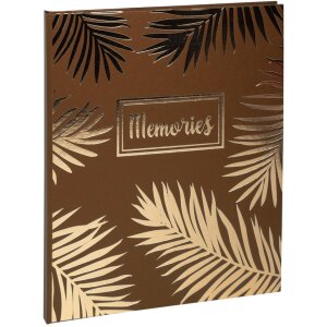 Guestbook Palma gold 22x27 cm