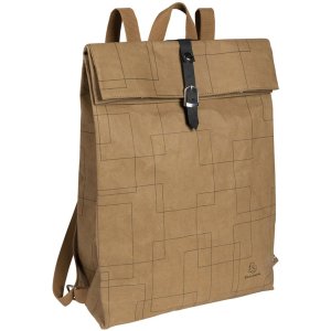 Exacompta Backpack 32x44x12 cm Paper Leather Look Eterneco Brown