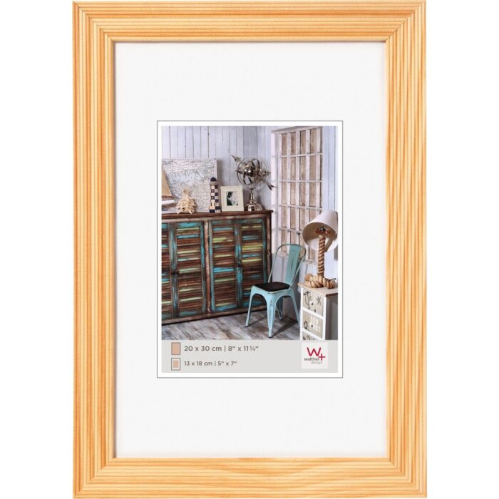 Grado 13x18 cm wooden frame  - nature