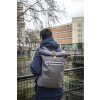 Exacompta Waterproof Backpack Exactive Young 33x49x14cm Storm Grey