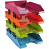 Exacompta 113298SETD Set of 4 letter trays COMBO MIDI Iderama assorted colours