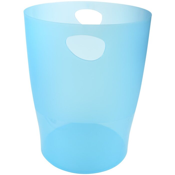 Exacompta Wastebasket Ecobin 15 litres Chromaline 26,3x33,5 cm Turquoise