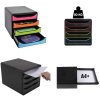 Exacompta drawer box Big Box Plus Aquarel 4 open drawers A4+ stackable