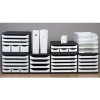 Exacompta drawer box Big Box Plus 4 open drawers Glossy White