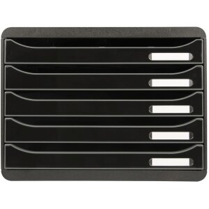 Exacompta 308714D Drawer box Big Box Plus Horizon Black 5...