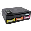 Exacompta TOOLBOX MINI 4 drawers Qi charging station rainbow