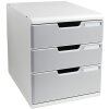 Exacompta 325041D Drawer box MODULO A4 3 closed drawers