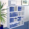 Exacompta MODULO A3 drawer box 10 drawers Blue Size DIN A3