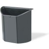 Exacompta 43142D Eco insert 2.5L half-round anthracite recycled plastic