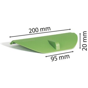 Exacompta 43915D Half-round lid for eco inserts green...