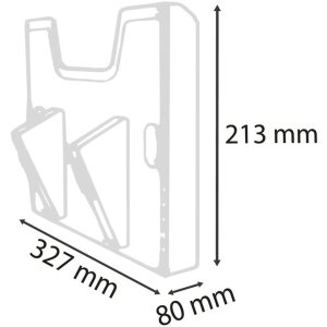 Exacompta Element wall brochure holder A4 horizontal...