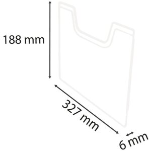 Exacompta 64058D Cover plate A4 for brochure holder...