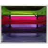 Exacompta ECOBOX drawer box 4 drawers rainbow