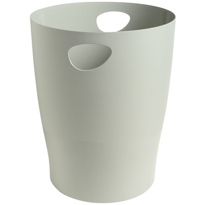 Exacompta Wastebasket ECOBIN 15 litres Office Grey 26,3x26,3x33,5 cm