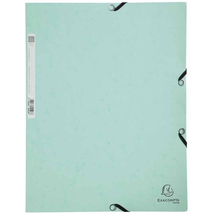 Exacompta 55533E Folder Aquarel A4 pastel green colour chipboard 400g/m²