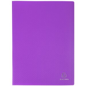 Exacompta polypropylene folder 500µ 100 pockets...