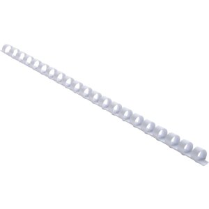 Exacompta box 25 spirals 10 mm PVC for binding DIN A4 White