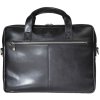 Exacompta 17437E Laptop shoulder bag in black leather 14 inch water-repellent