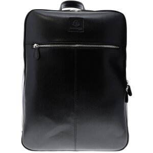 Exacompta 17637E Laptop backpack leather black...