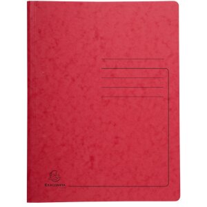 Exacompta Colorspan Spiral Binder 355g-m² - A4 - Red