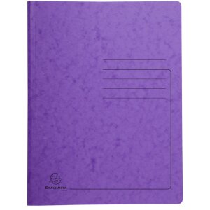 Exacompta Colorspan 355g-m² Spiral Binder - A4 - Purple