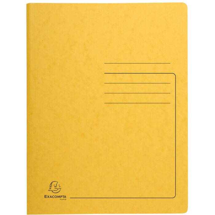 Exacompta Colorspan Spiral Binder 355g-m² - A4 - Yellow