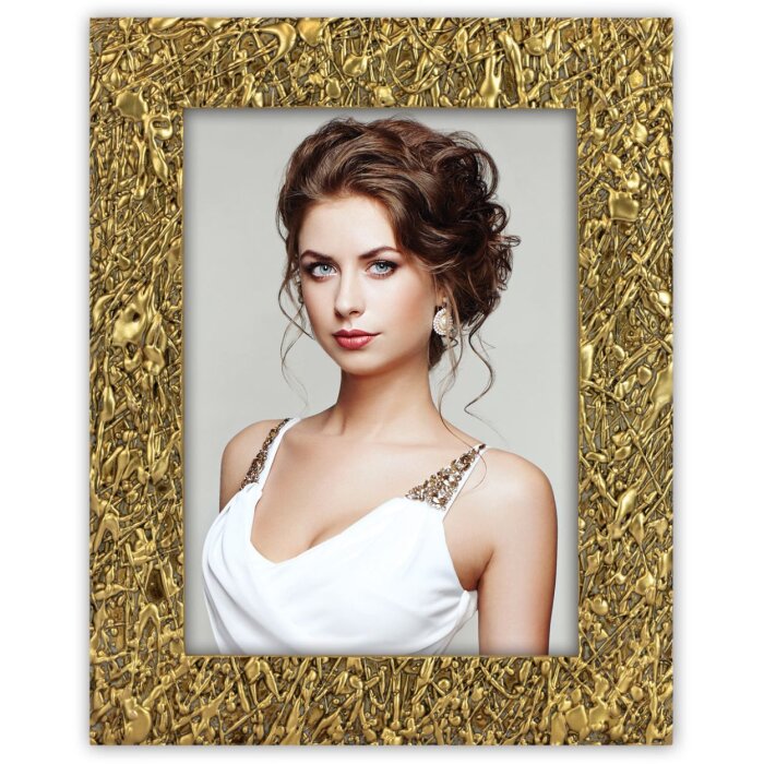 Photo frame Hasle 10x15 cm gold