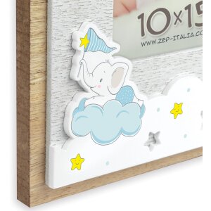 Baby Frame Ilaria 10x15 cm blue