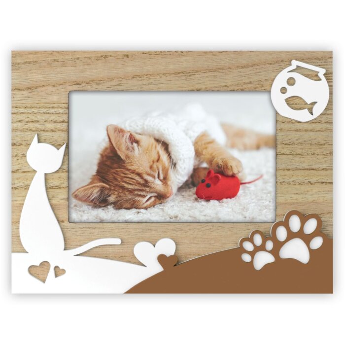 Cat Picture Frame Isidoro 10x15 cm